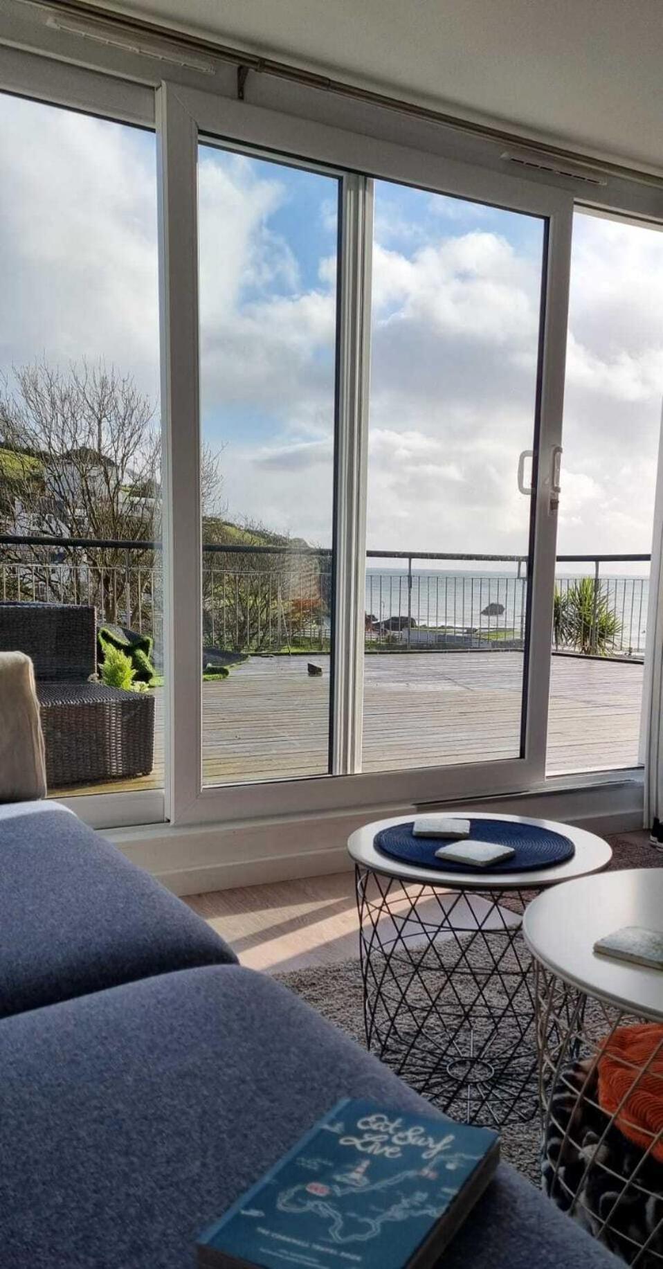 May View - Luxury Sea View Apartment - Millendreath, Looe Exteriér fotografie