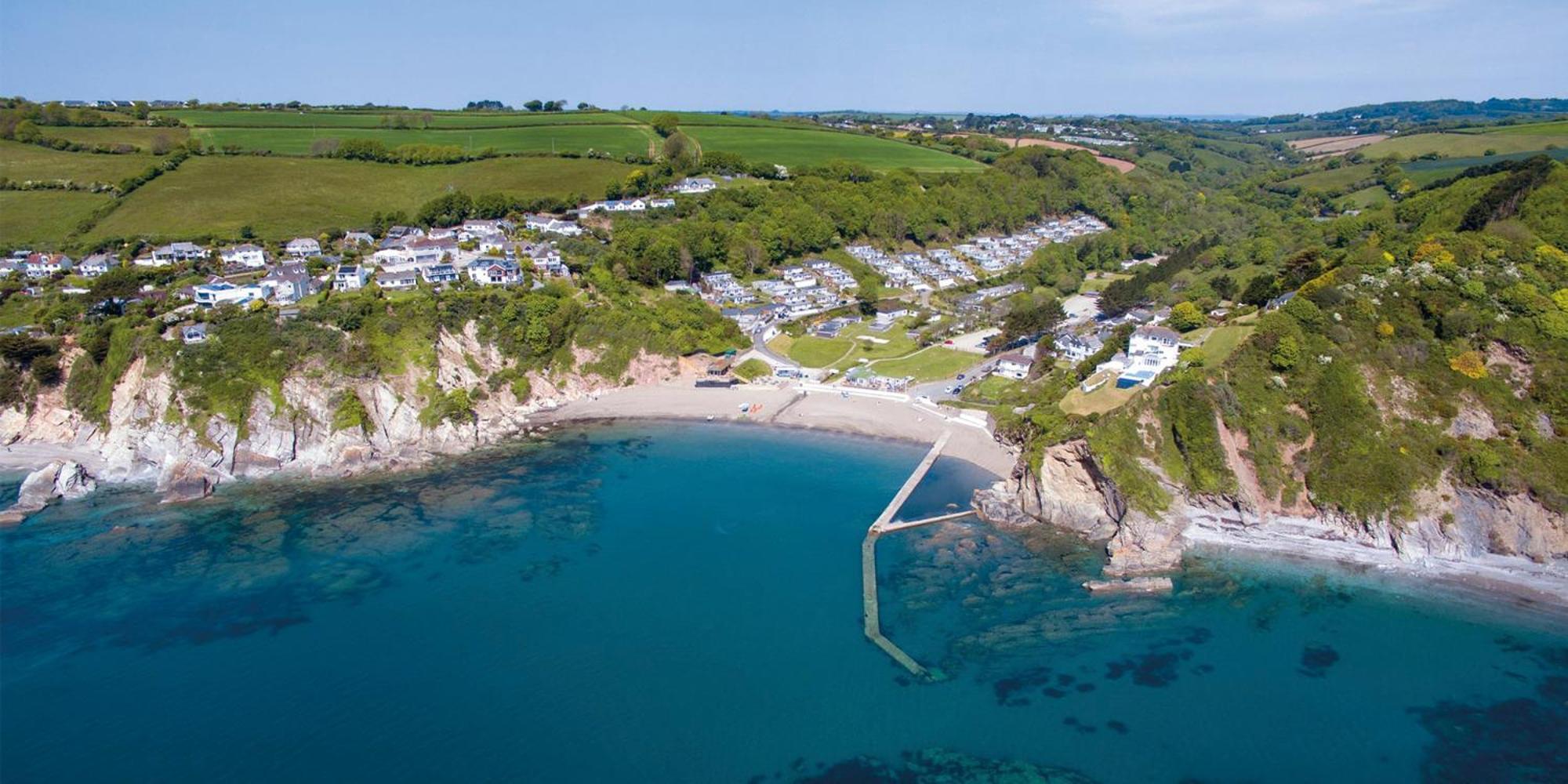 May View - Luxury Sea View Apartment - Millendreath, Looe Exteriér fotografie